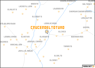 map of Crucero El Totumo