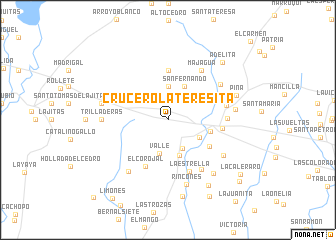 map of Crucero La Teresita