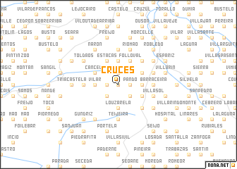 map of Cruces
