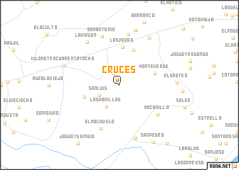 map of Cruces