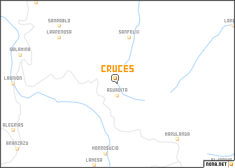 map of Cruces