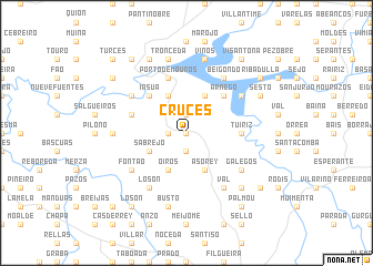 map of Cruces