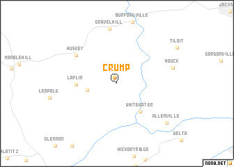 map of Crump