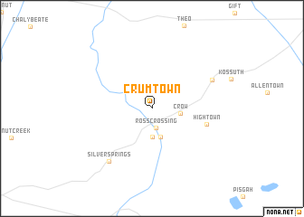 map of Crumtown