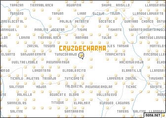 map of Cruz de Charmá