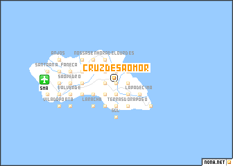 map of Cruz de São Mor