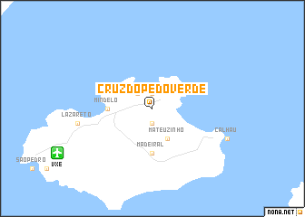 map of Cruz do Pé do Verde