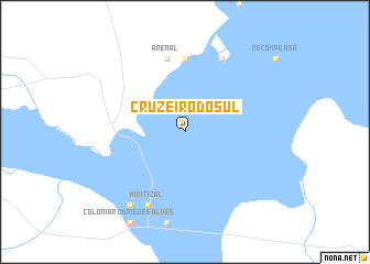 map of Cruzeiro do Sul