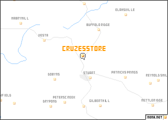 map of Cruzes Store
