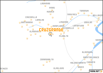 map of Cruz Grande