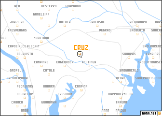 map of Cruz