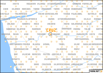 map of Cruz