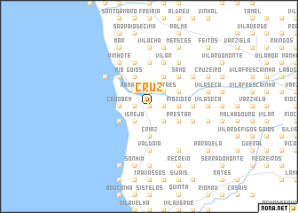 map of Cruz