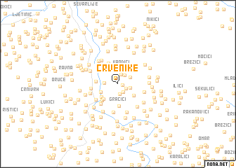 map of Crvenike