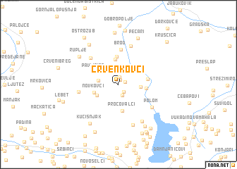 map of Crvenkovci