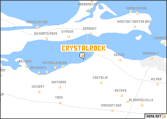 map of Crystal Rock