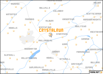 map of Crystal Run