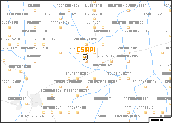 map of Csapi