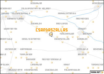 map of Csárdaszállás
