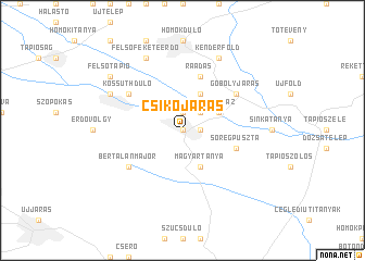 map of Csikójárás