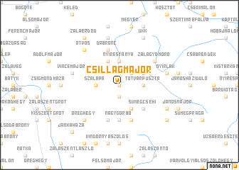 map of Csillagmajor