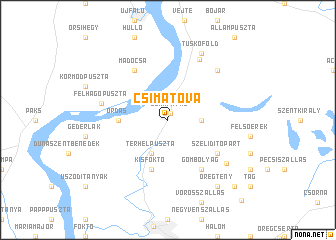 map of Csimatova