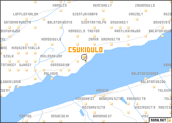 map of Csukidůlő