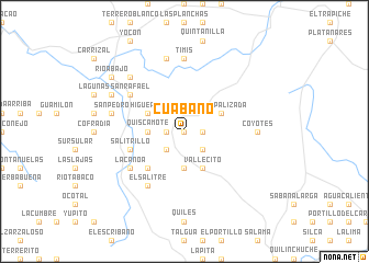 map of Cuábano