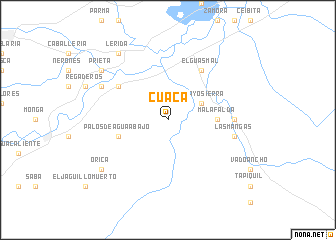 map of Cuaca