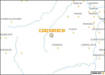 map of Cuacharachi
