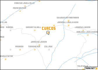 map of Cuacos