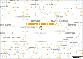 map of Cuadrilla de López