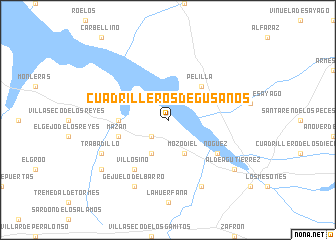 map of Cuadrilleros de Gusanos