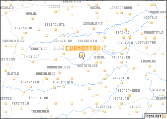 map of Cuamontax