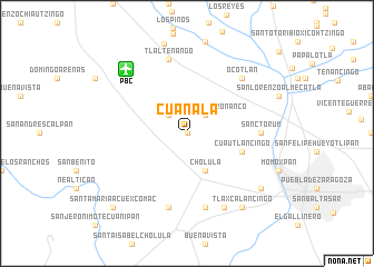 map of Cuanala