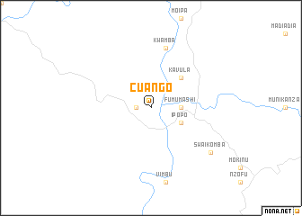 map of Cuango