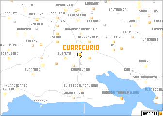 map of Cuaracurío