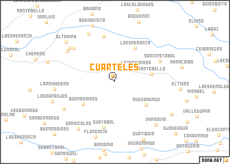map of Cuarteles