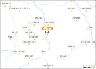 map of Cuate