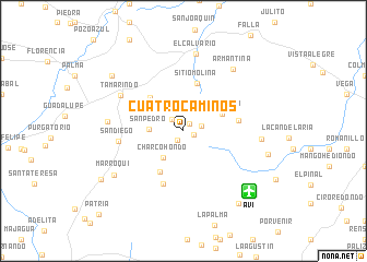 map of Cuatro Caminos