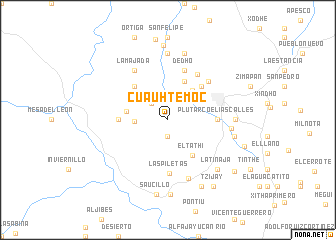 map of Cuauhtémoc