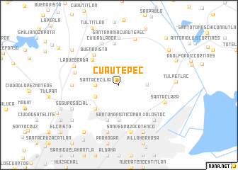 map of Cuautepec