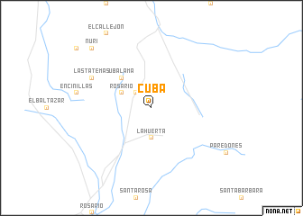 map of Cuba