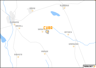 map of Cuba