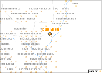 map of Cubijíes