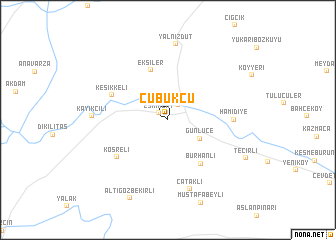 map of Çubukcu