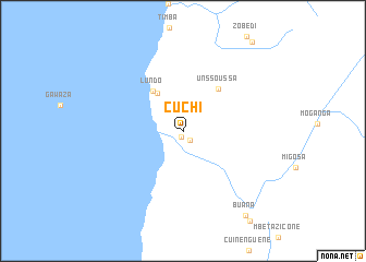 map of Cuchi