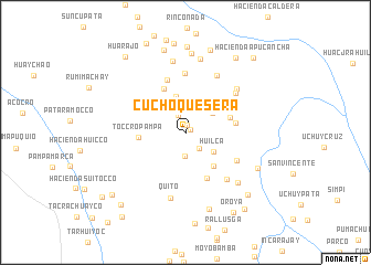 map of Cuchoquesera