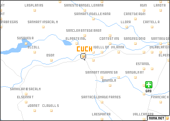 map of Cuch