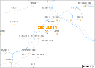 map of Cuciulata